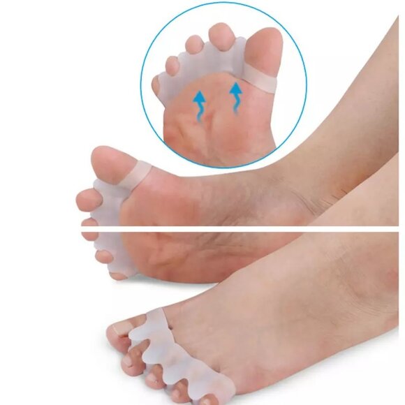 Toe Alignment Bunion Pain Relief Spacers Straightener Spreader - Picture 2 of 16